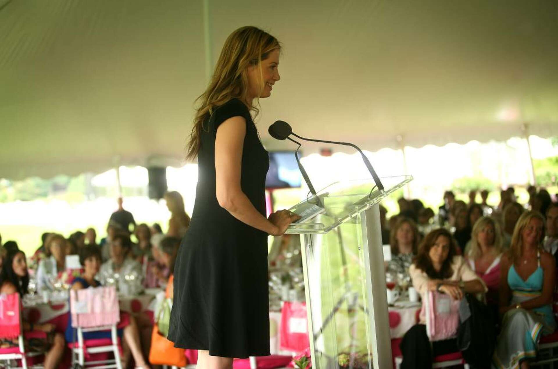 Mira Sorvino delivers keynote address at Rose of Hope Luncheon