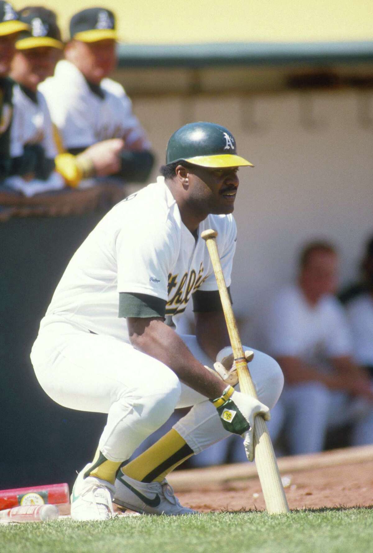 Oakland A's Bert Campaneris (19) during a game from his 1967 season with  the Oakland A's against the New York Yankees at Yankee Stadium in the  Bronx, New York. Bert Campaneris played