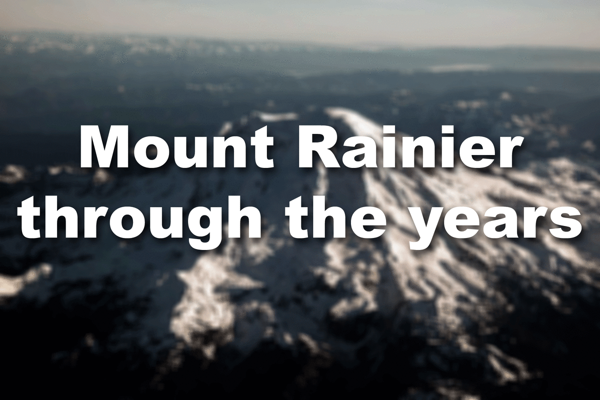Mount Rainier through the years