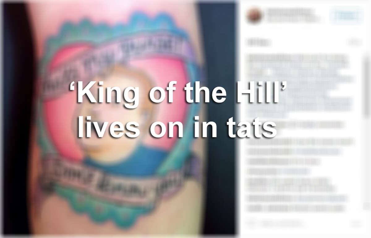 Keep clicking to see King of the Hill characters immortalized in tattoos.