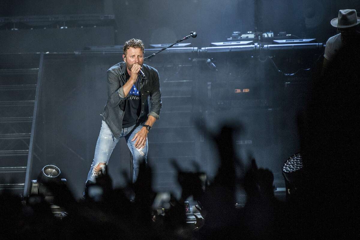 Dierks Bentley performs at the Faster Horses Music Festival in the Brooklyn Trails Campground at Michigan International Speedway on Friday, July 21, 2017, in Brooklyn, Mich. (Photo by Amy Harris/Invision/AP)