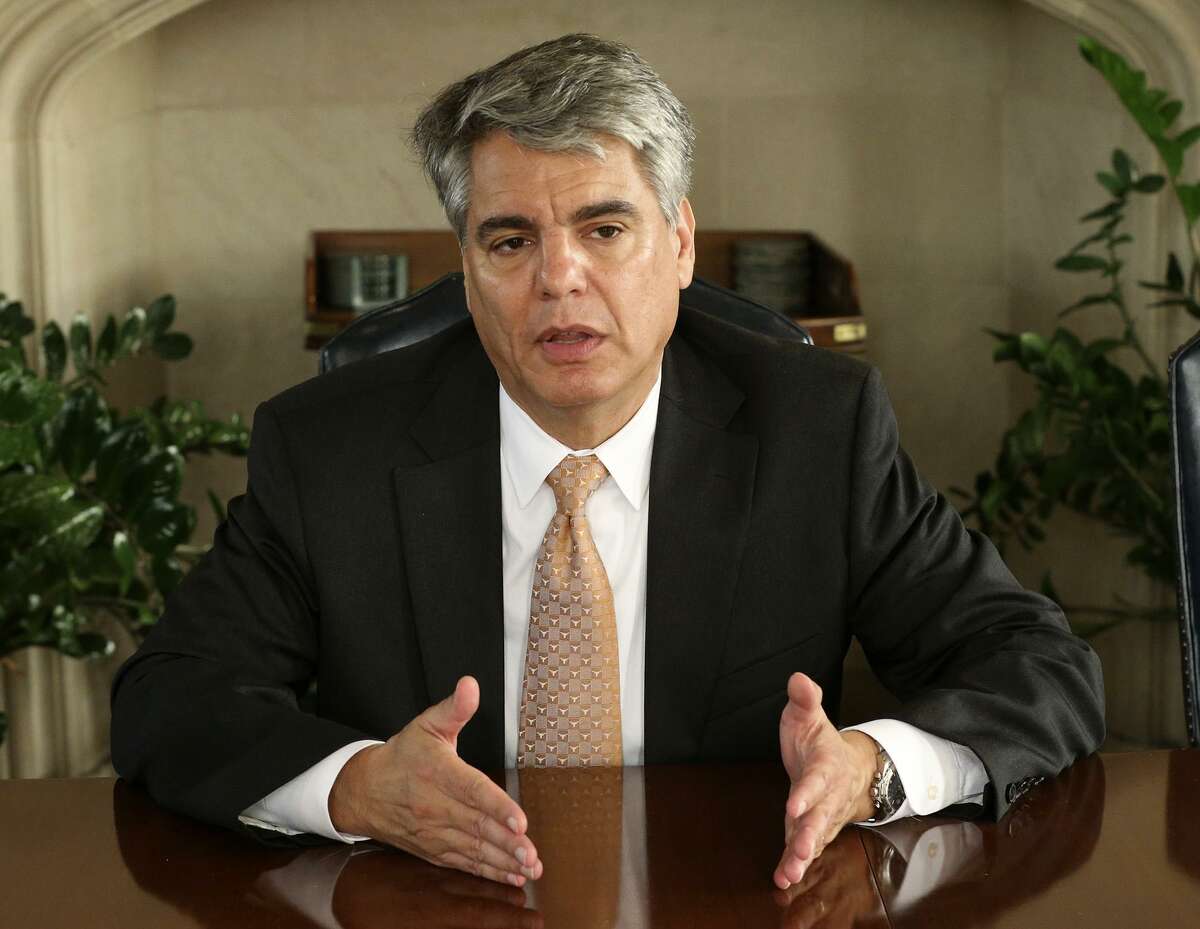 Gregory L. Fenves, president of the University of Texas at Austin, seen in 2015, overturned a university investigation’s finding of consensual sex between two students. The male student is now suing the university.