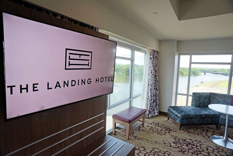 Schenectady Sees Jump In Hotel Supply Demand Times Union A View Of Suite At The Landing Hotel Rivers And Resort On