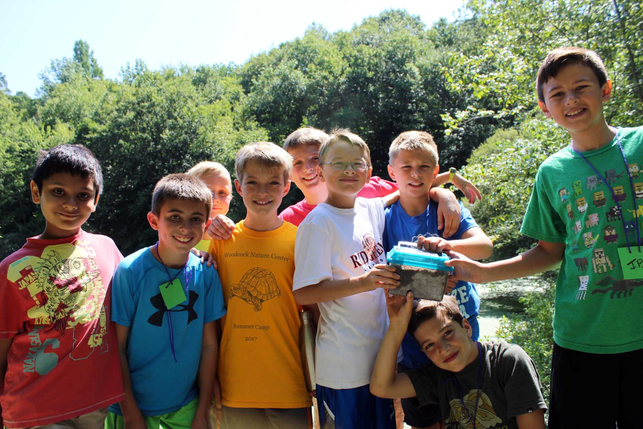 Campers Enjoy Woodcock Nature Center