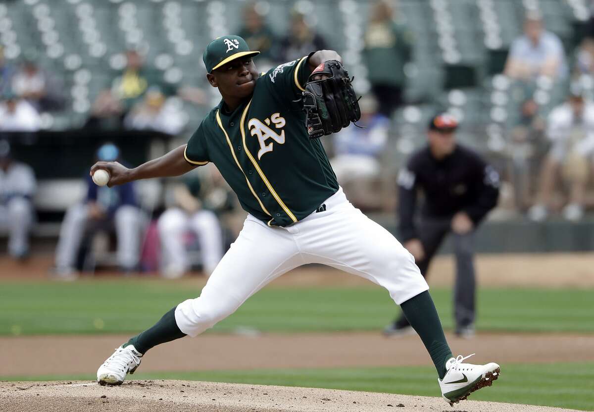 Rookie Jharel Cotton struggles again in A’s loss