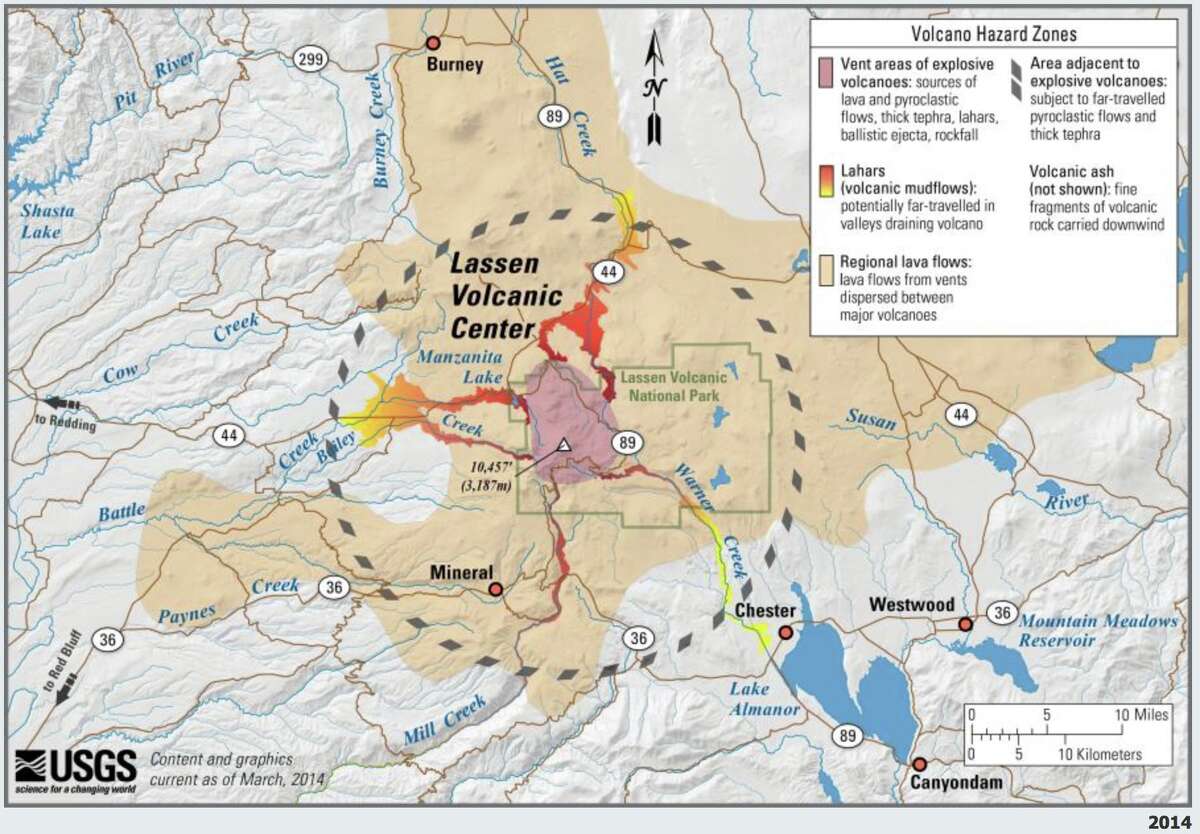 With 8 threatening volcanoes, USGS says California deserves close