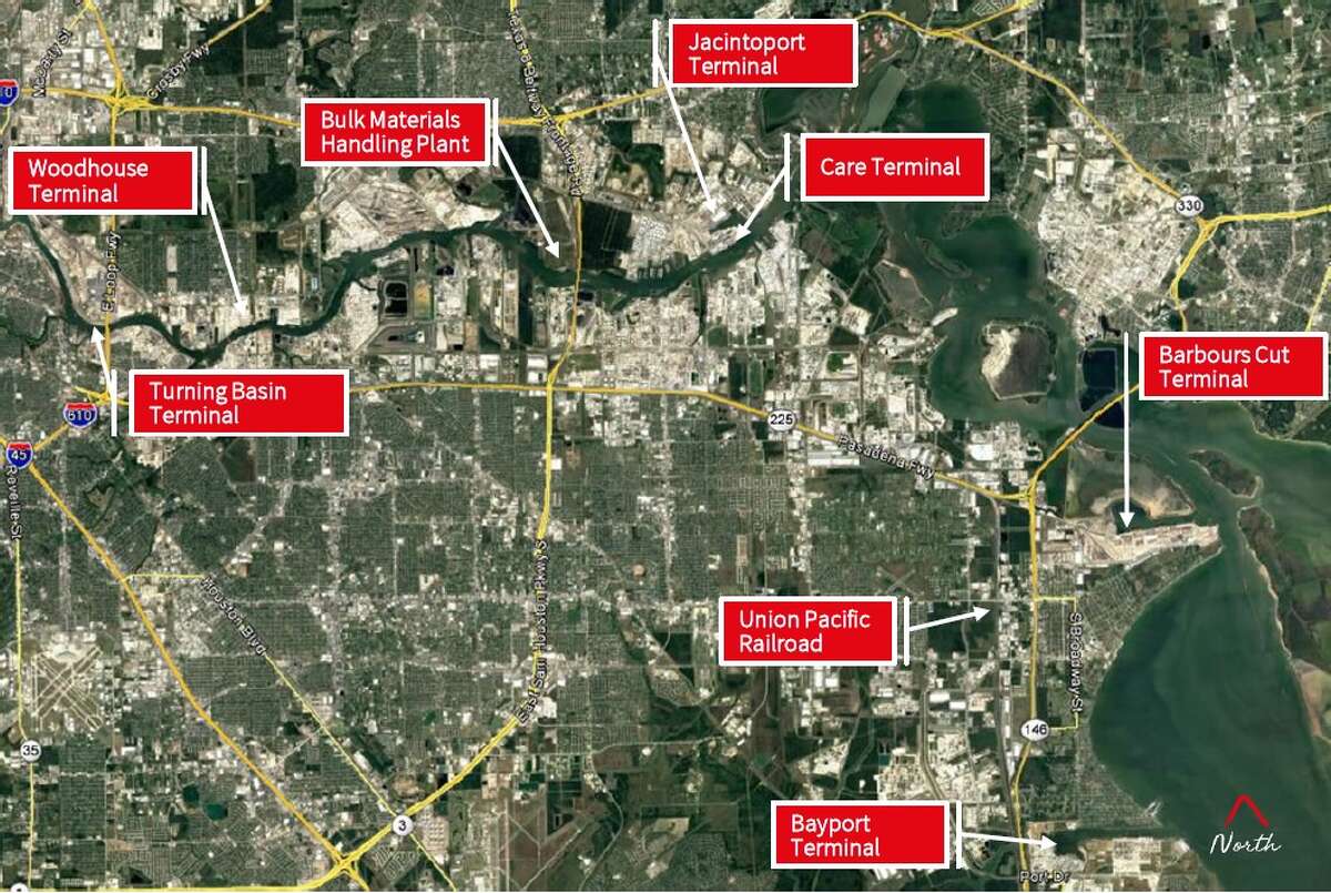 houston port map