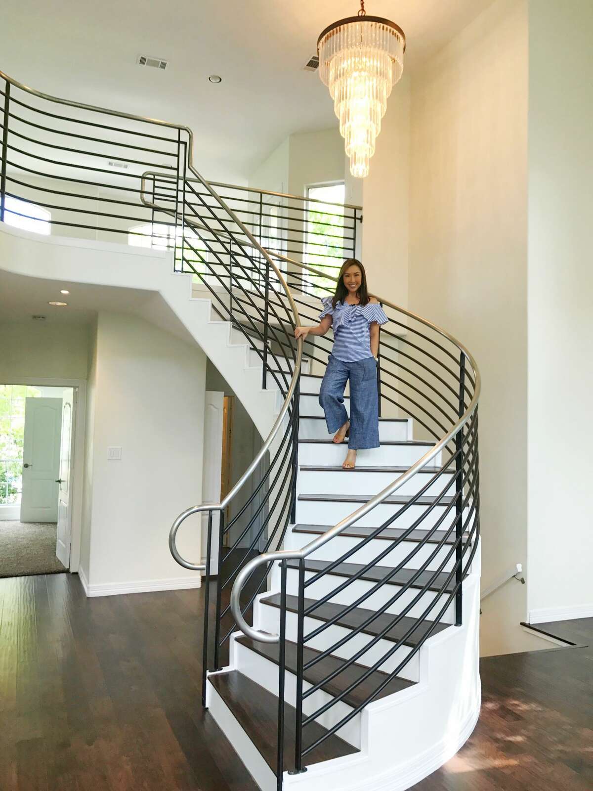 Lily Jang inside one of her million-dollar listings featured on KPRC-2's "Home Showcase."