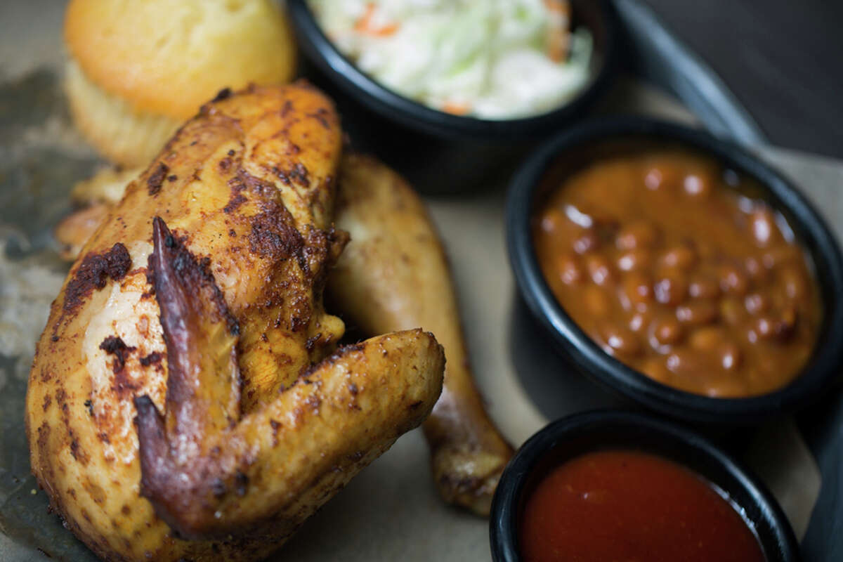 Pictured is the smoked chicken at the Brewhouse Historical Sports Bar.