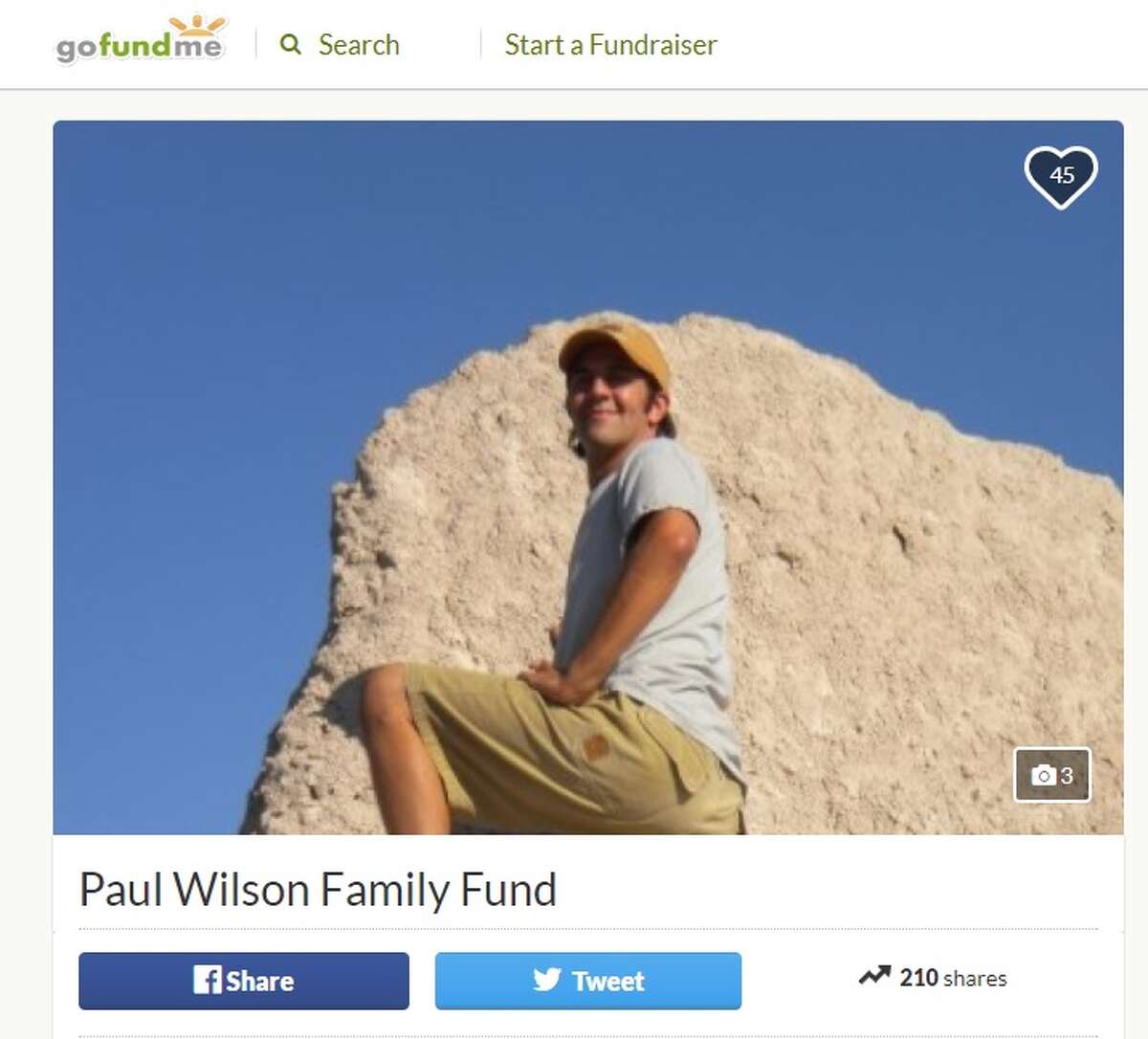 Paul Wilson's family is raising a fund to help with his unexpected death. Larry Bates confessed to fatally shooting Wilson and his dog after believing the dog was leaving droppings in his yard. 