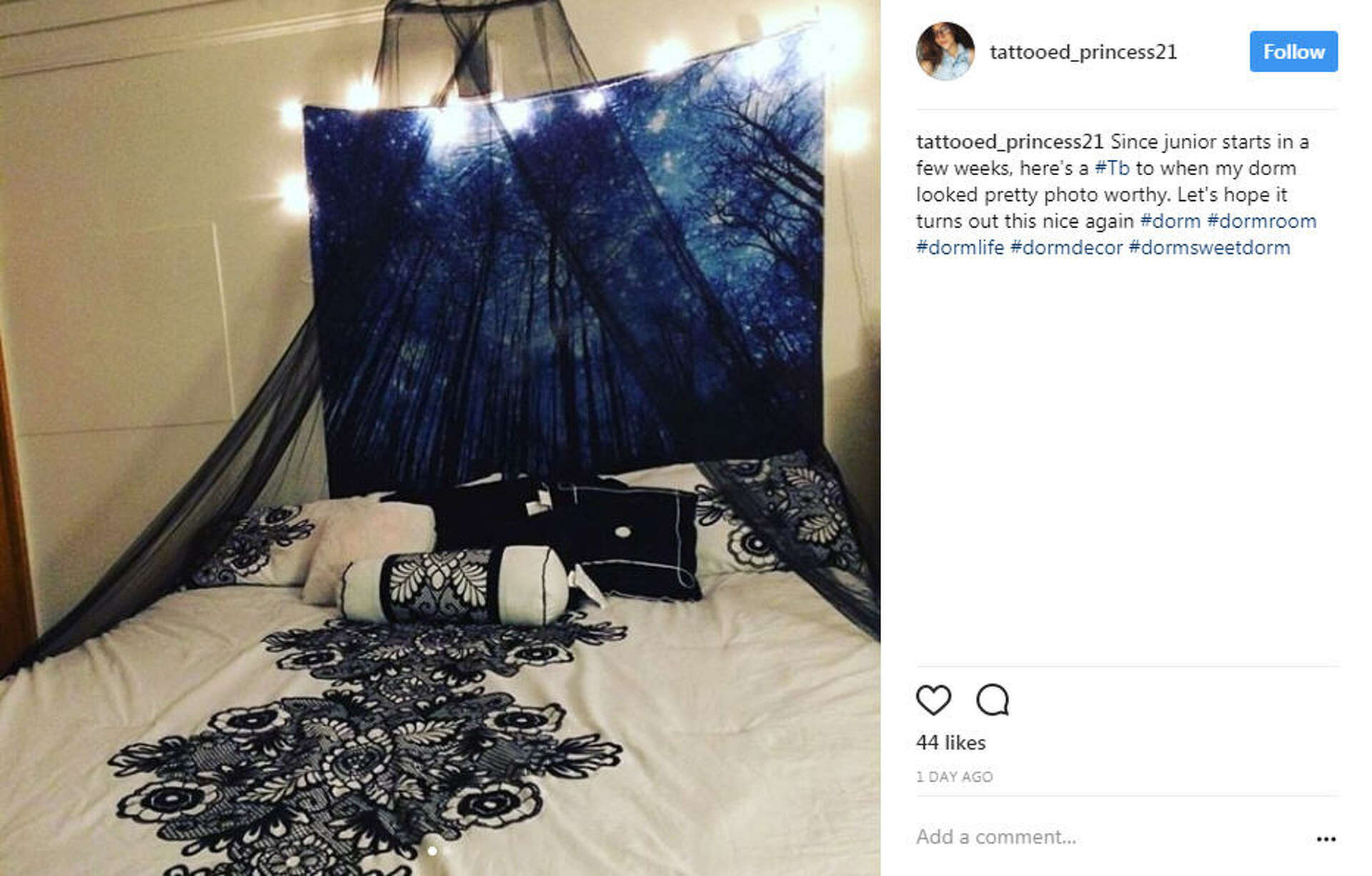 Dorm room decor inspiration for your #dormroomgoals, image size:1920x1226