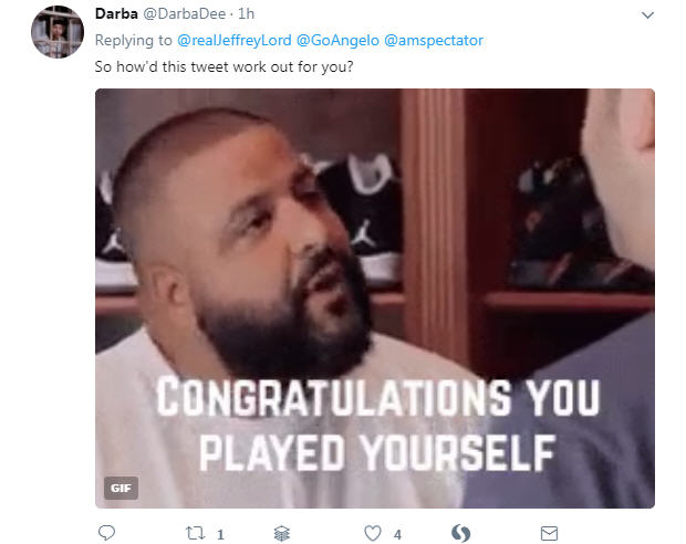 GIF version., Congratulations, You Played Yourself