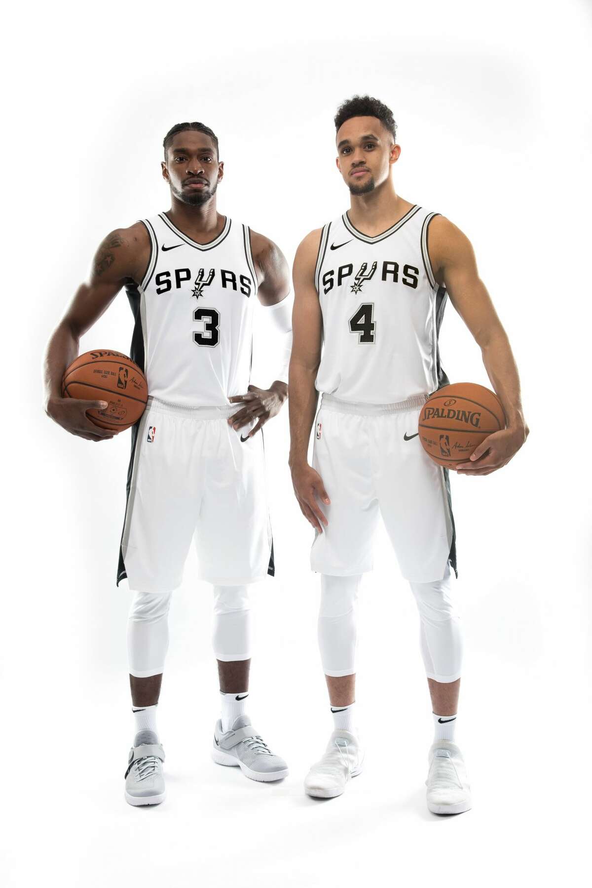 New Nike jerseys for the San Antonio Spurs were unveiled on Friday, Aug. 11, 2017.