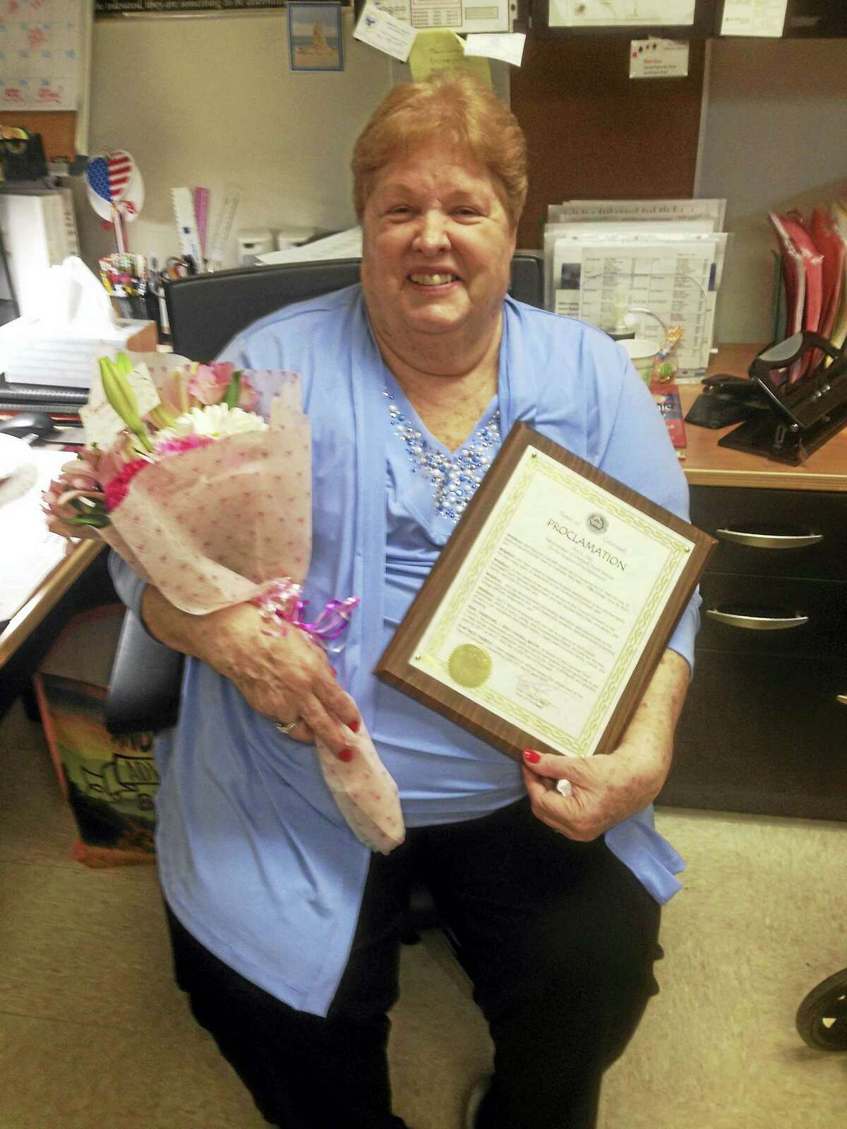 Cromwell Youth Services Administrator Ann C. Hale retired Friday.