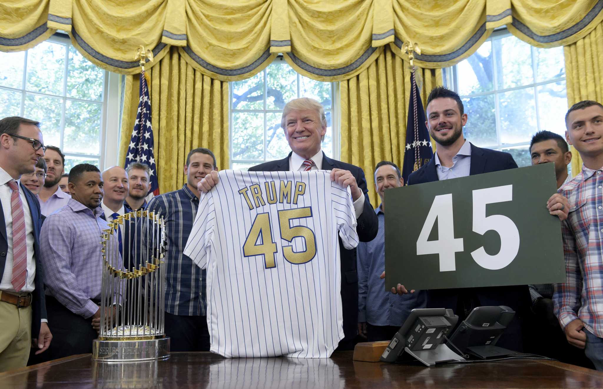 Trump honors World Series champion Nationals at White House