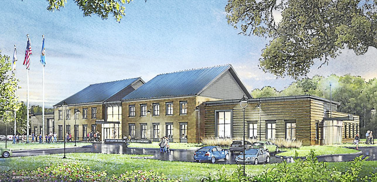 Concept revealed for new East Hampton town hall/police station