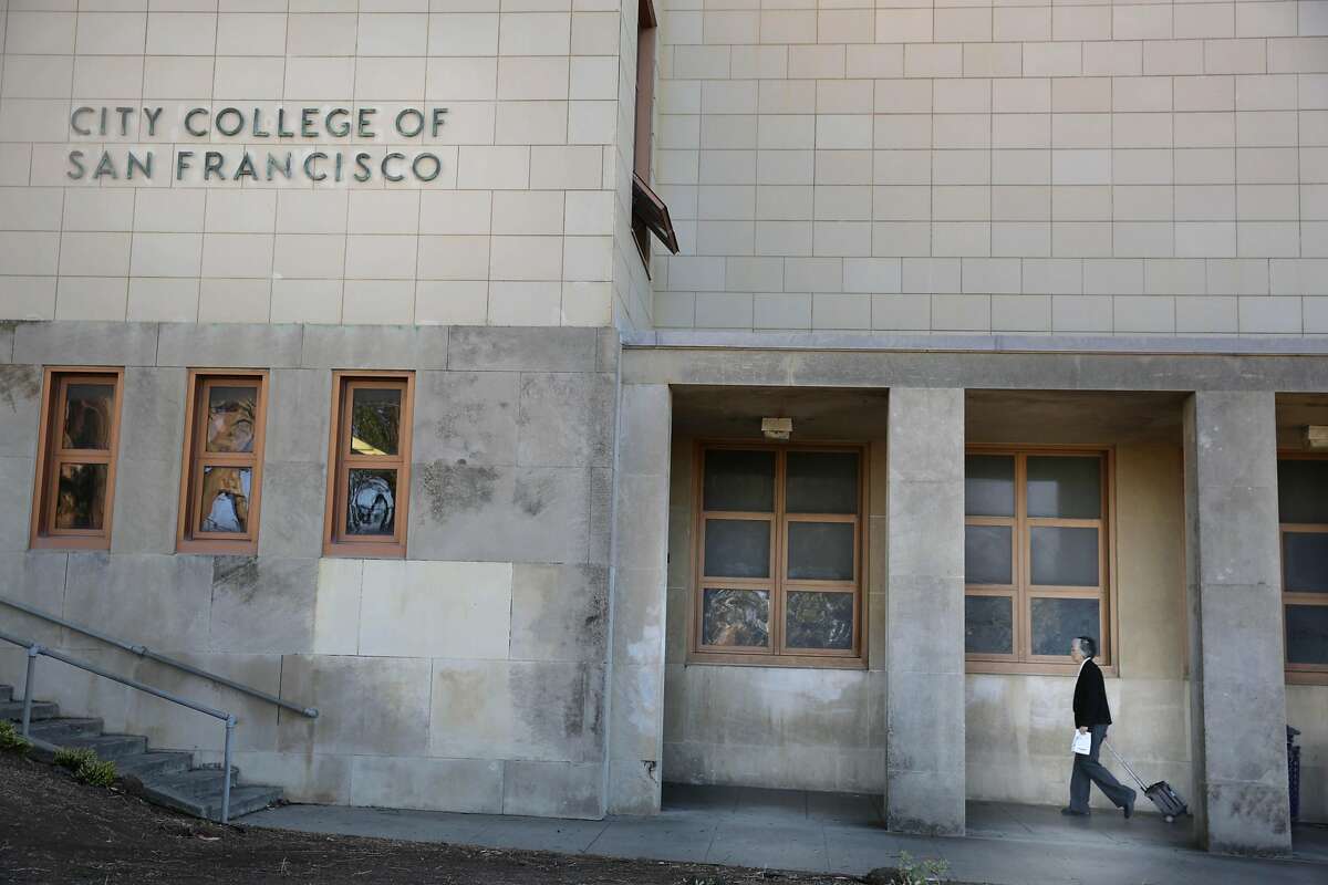 Susan Akana, City College of San Francisco professor of biology, walks into the Science Hall at City College of San Francisco Ocean Campus on Monday, November 16, 2015 in San Francisco, Calif.