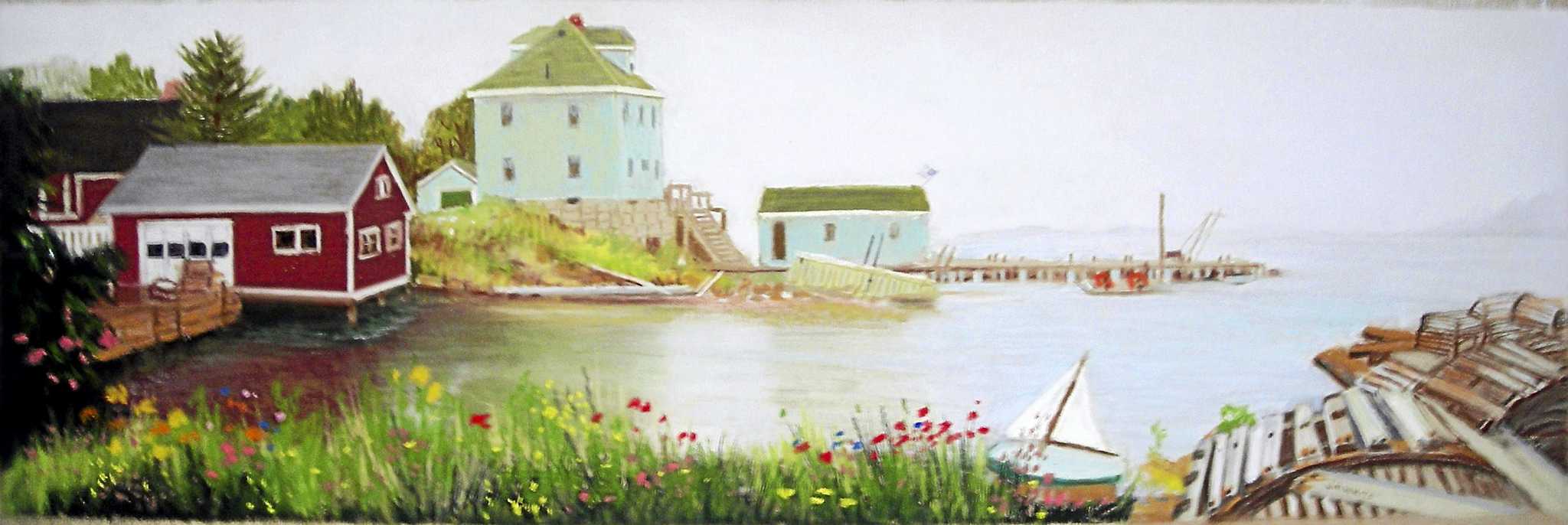 Old Saybrook library exhibits paintings by Jane M. White