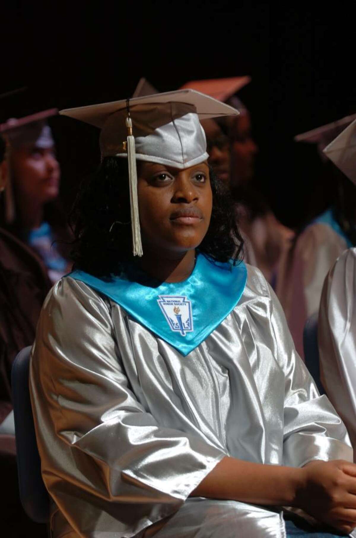 Highlights from Bridge Academy's 13th Annual Commencement Exercises held at Thurgood Marshall Middle School in Bridgeport, Conn. on Wednesday evening June 16, 2010. Graduate Shenice Bennett.