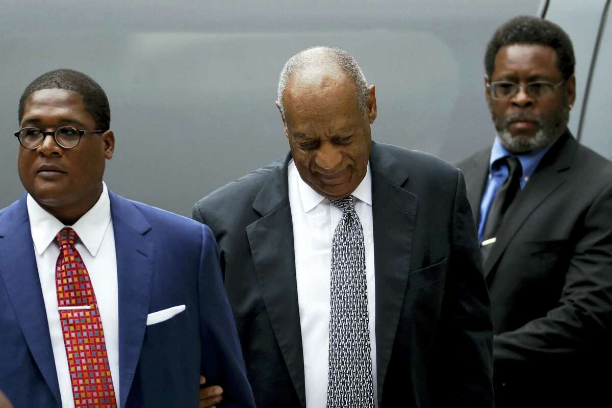 Bill Cosby arrives at the Montgomery County Courthouse during his sexual assault trial, Friday, June 16, 2017, in Norristown, Pa.