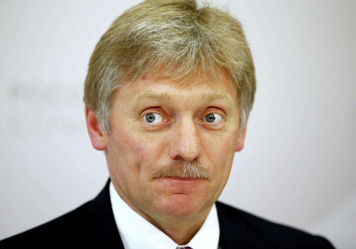 In this file photo taken on May 19, 2016, Russian President Vladimir Putin’s press secretary Dmitry Peskov listens for a question during his news conference at the ASEAN Russia summit, in the Black Sea resort of Sochi, Russia. A spokesman for President Vladimir Putin on Wednesday Jan 11, 2017 denied allegations that the Kremlin has collected compromising information about U.S. President-elect Donald Trump, deriding the claim as a “complete fabrication and utter nonsense.”