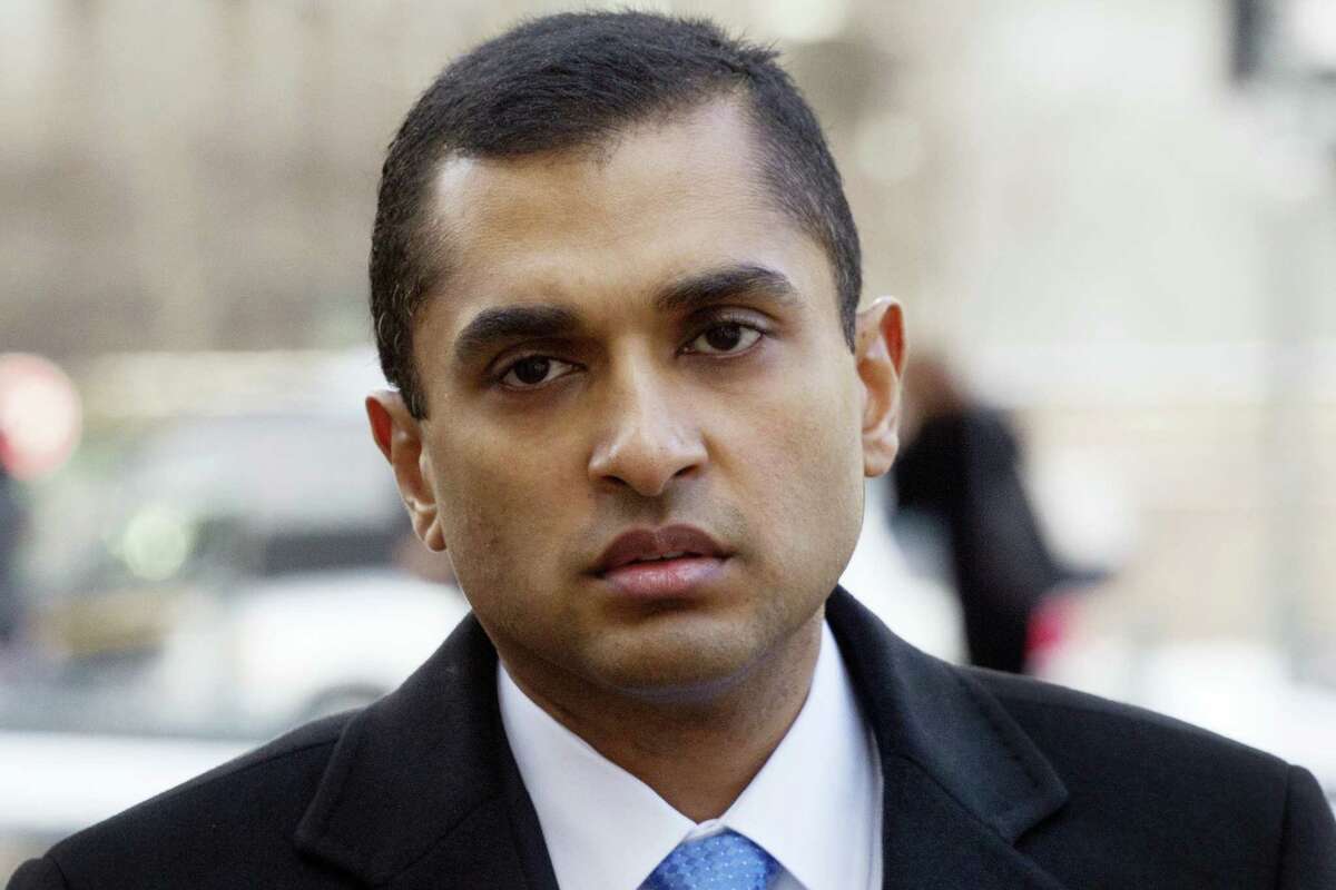 In this Feb. 6, 2014 photo, Mathew Martoma, a former SAC Capital portfolio manager, arrives at federal court in New York. Attorney Paul Clement asked the 2nd U.S. Circuit Court of Appeals in Manhattan on May 9, 2017 to reverse the 2014 conviction of Martoma, who is serving a nine-year prison sentence after his conviction on securities fraud and conspiracy charges.