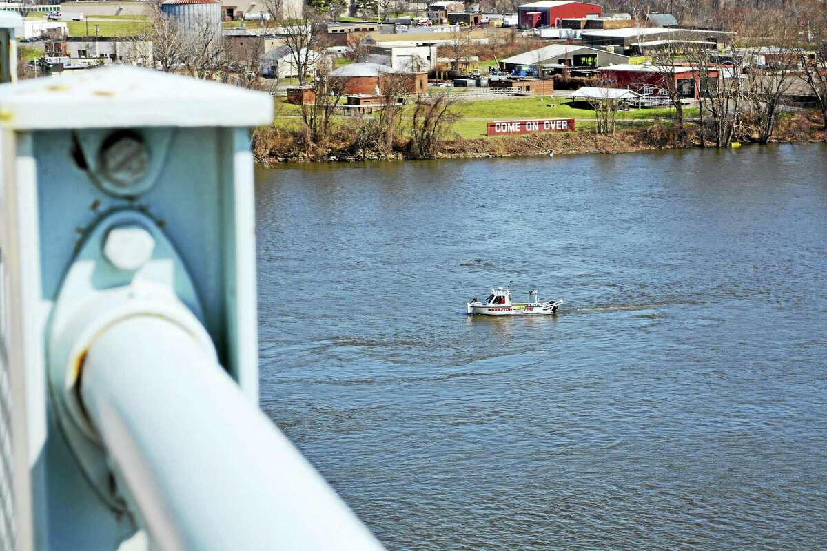 Middletown police and fire crews were dispatched to the Arrigoni Bridge Tuesday at about 2 p.m. on the report of a man who allegedly jumped into the water.