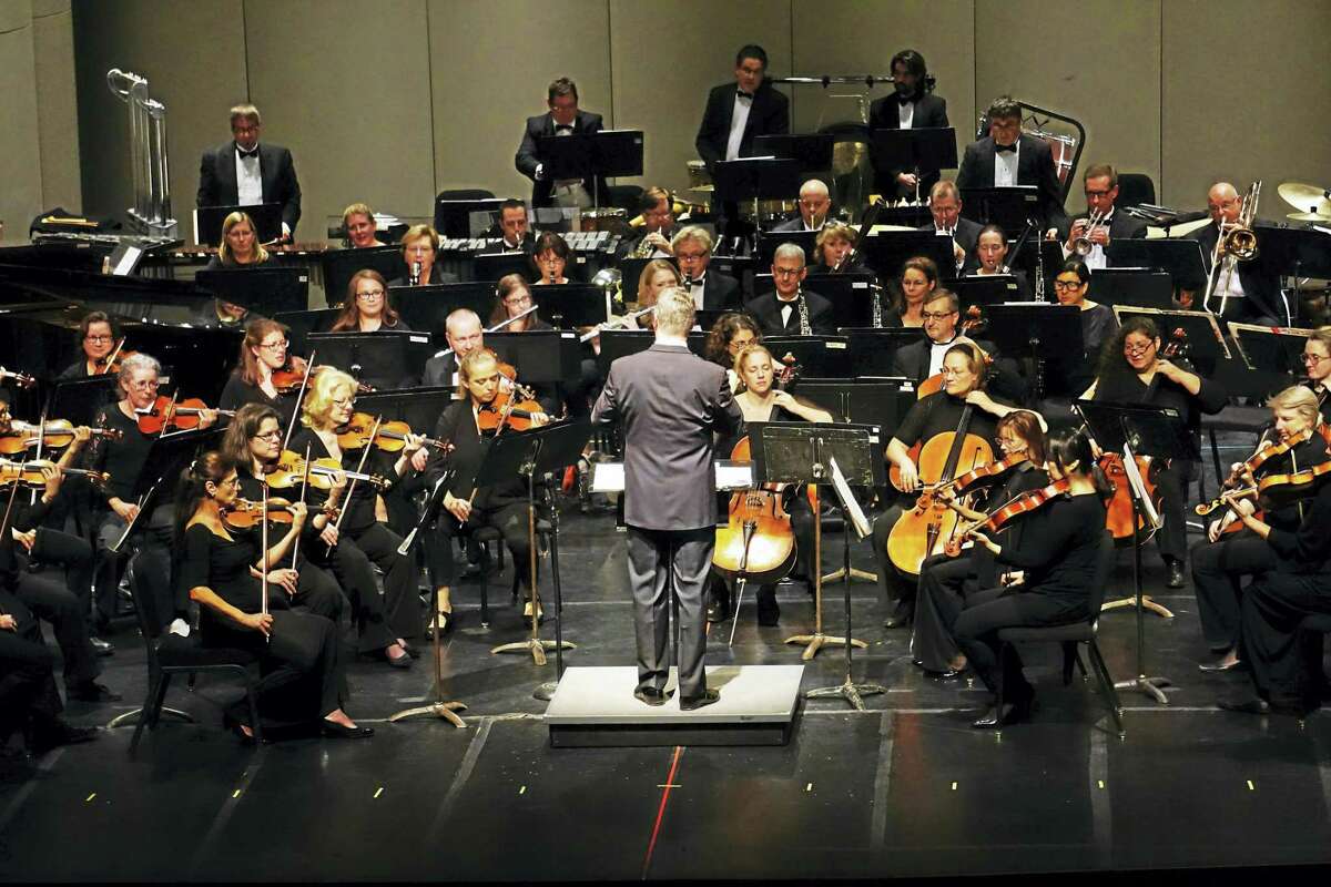The Waterbury Symphony Orchestra in concert.