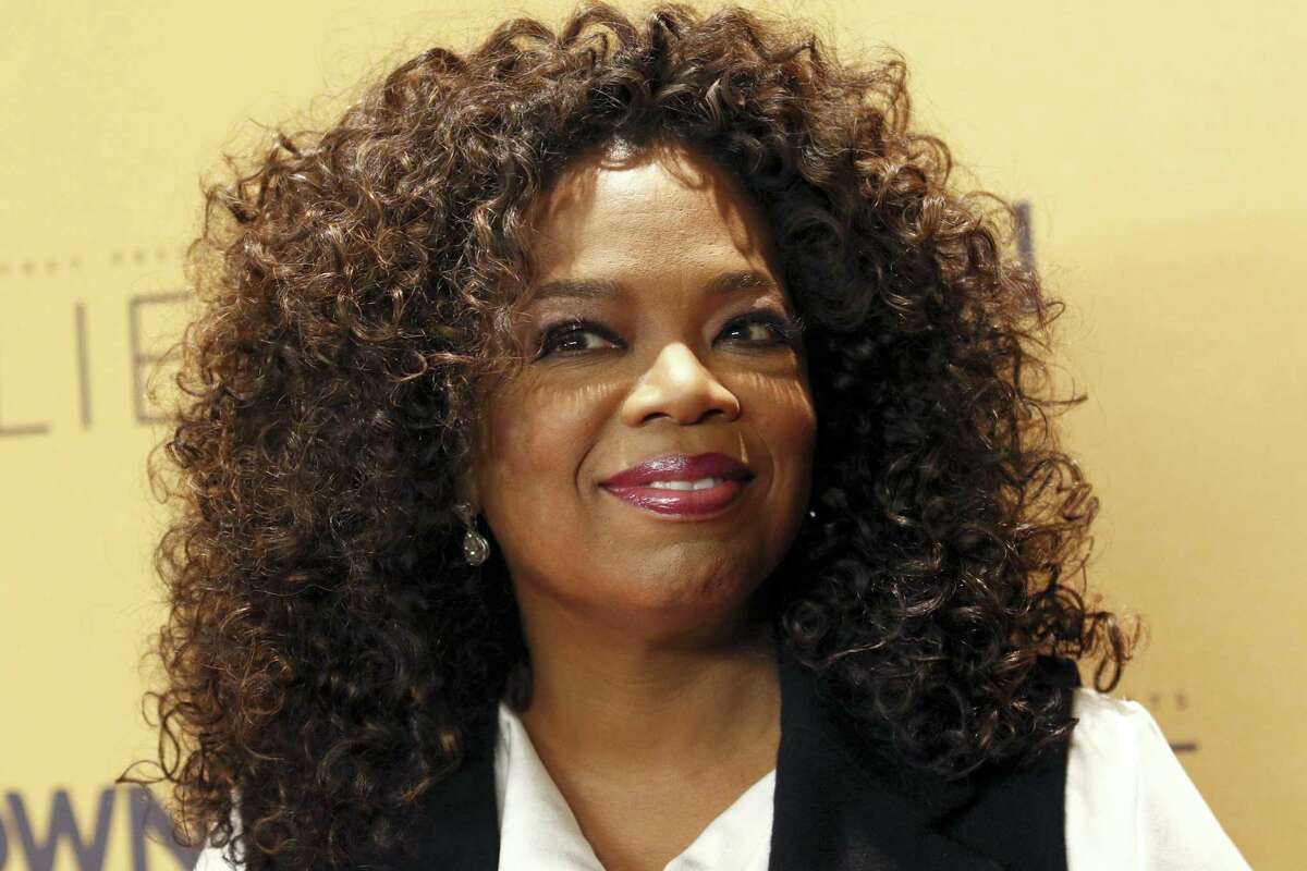 In this Oct. 14, 2015 photo, Oprah Winfrey attends the premiere of the Oprah Winfrey Network’s (OWN) documentary series “Belief” at The TimesCenter in New York. Winfrey tod Bloomberg Television for an interview posted online on March 1, 2017 that President Donald Trump’s victory has her rethinking whether she could be elected to the White House.