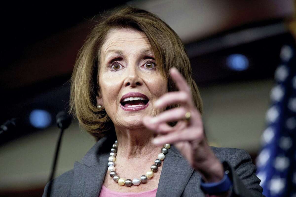 In this Nov. 17, 2016, file photo, House Minority Leader Nancy Pelosi of Calif. speaks on Capitol Hill in Washington. Pelosi faces a challenge to her job as frustrated House Democrats meet to select a new slate of leaders. Pelosi is likely to be re-elected easily Nov. 30 despite disenchantment among the Democratic caucus she has led since 2002.