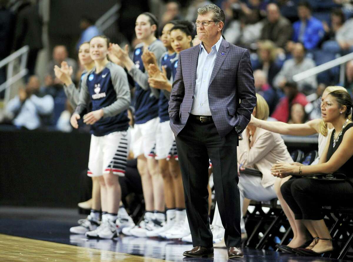 UConn coach Geno Auriemma points out his team isn’t even the most successful in women’s NCAA sports, noting the success of North Carolina’s soccer team.
