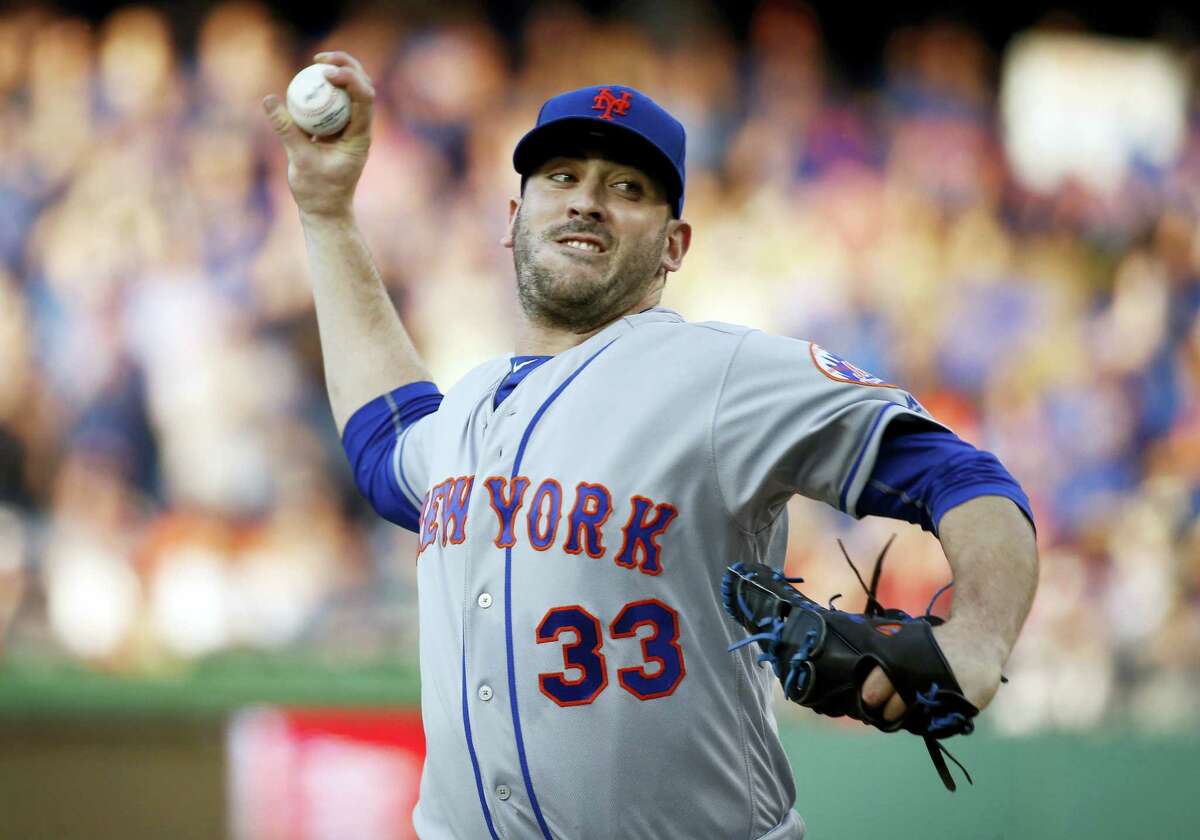 New York Mets starter and Mystic native Matt Harvey throws during the first inning of a baseball game against the Washington Nationals, which hammered Harvey for the second straight time.