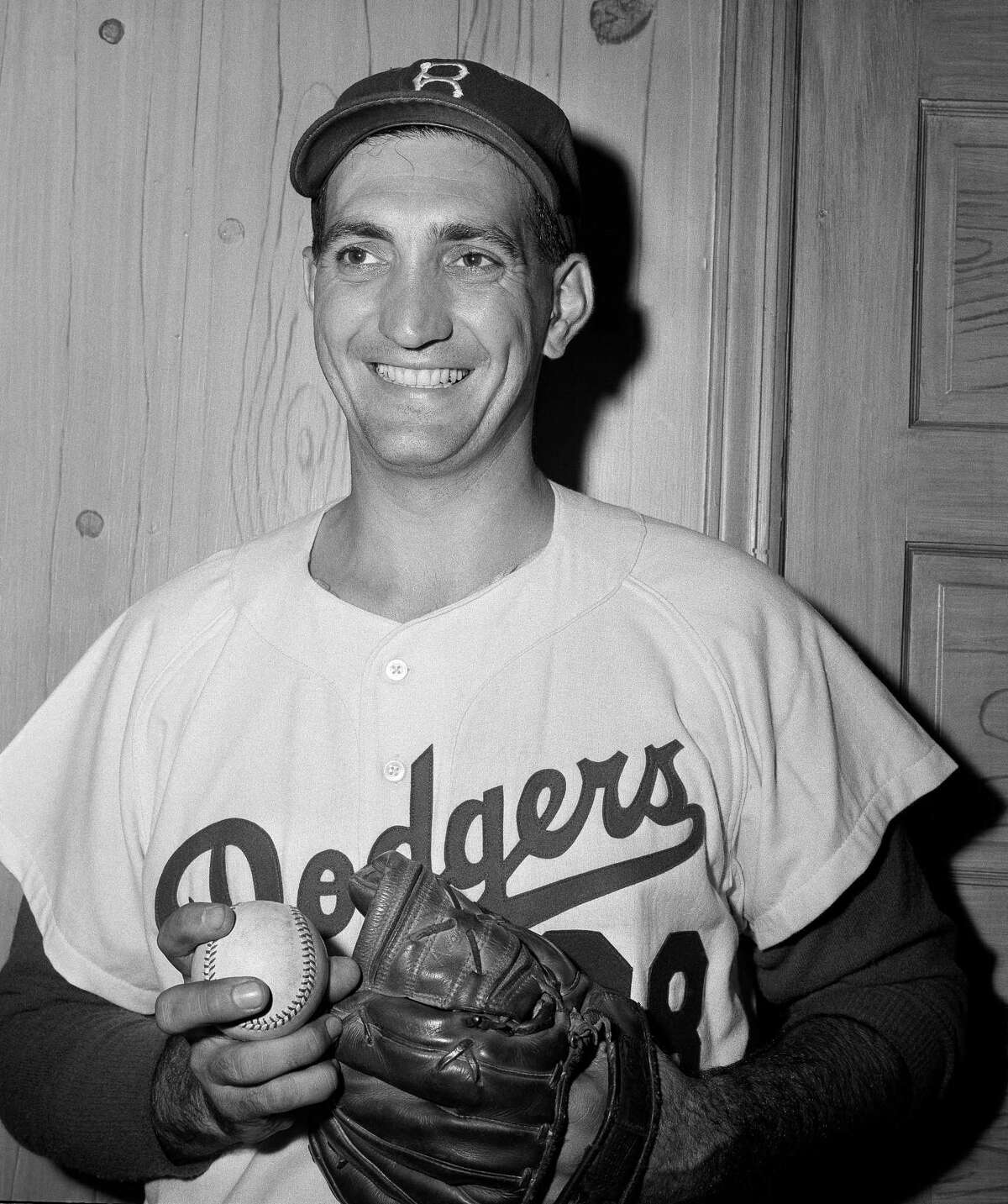 This is a Sept. 2, 1956 photo showing Brooklyn Dodgers pitcher Ralph Branca. Branca, the Dodgers pitcher who gave up the home run dubbed the “Shot Heard ‘Round the World,” has died at the age of 90. His son-in-law Bobby Valentine, a former major league manager, says Branca died Wednesday, Nov. 23, 2016 at a nursing home in Rye, New York.