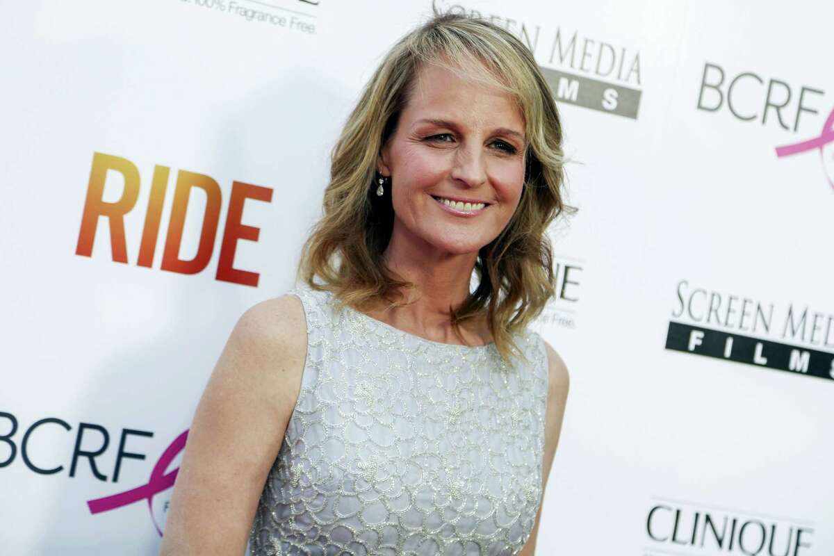 In this Tuesday, April 28, 2015, file photo, Helen Hunt arrives at the LA Premiere of “Ride” at The Arclight Hollywood Theater in Los Angeles. In a Twitter post on May 23, 2016, Hunt wrote that she was mistaken for fellow actress Jodie Foster at a Starbucks.