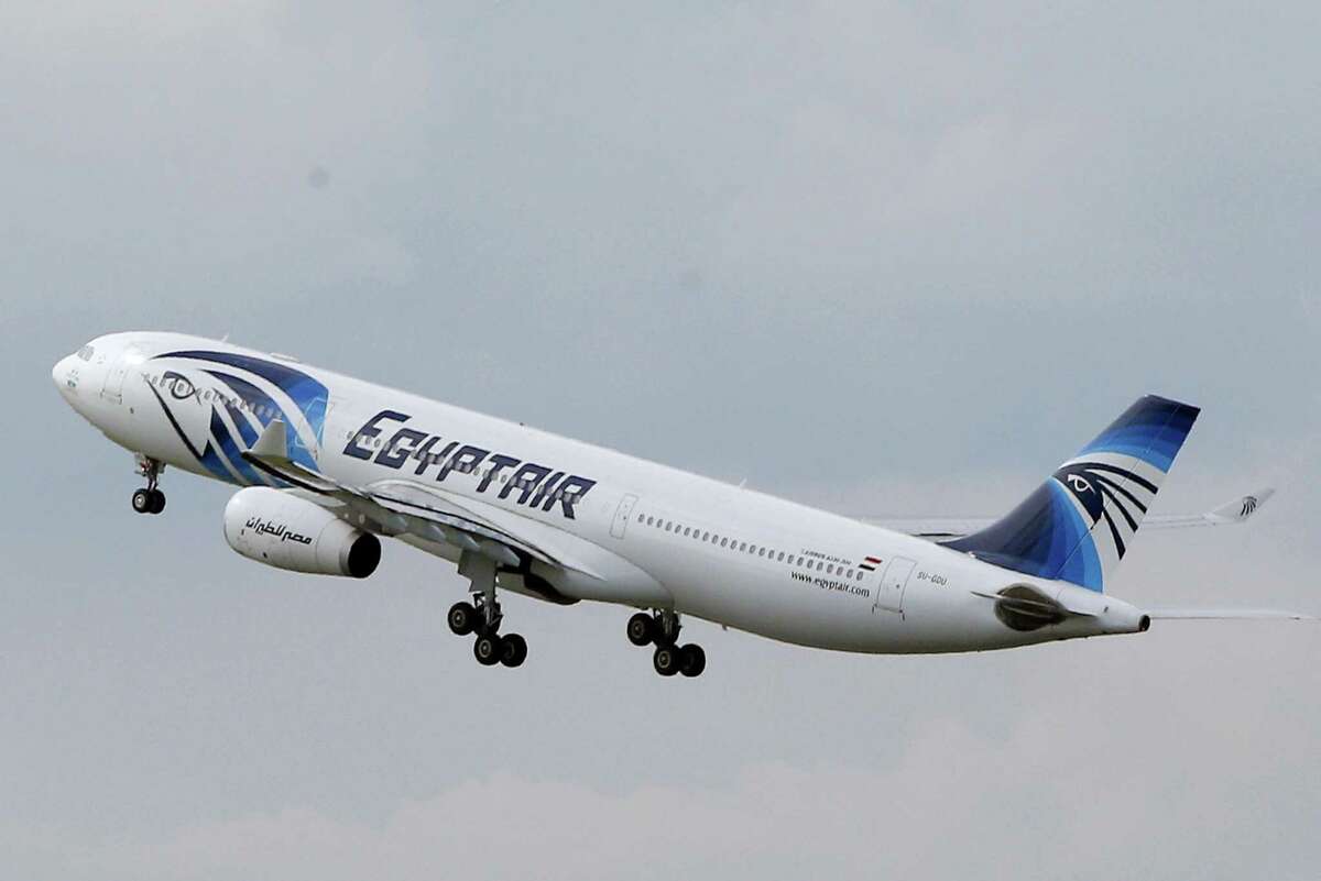 An EgyptAir Airbus A330-300 takes off for Cairo from Charles de Gaulle Airport outside of Paris, Thursday, May 19, 2016. An EgyptAir flight from Paris to Cairo with 66 passengers and crew on board crashed in the Mediterranean Sea early Thursday morning off the Greek island of Crete, Egyptian and Greek officials said.