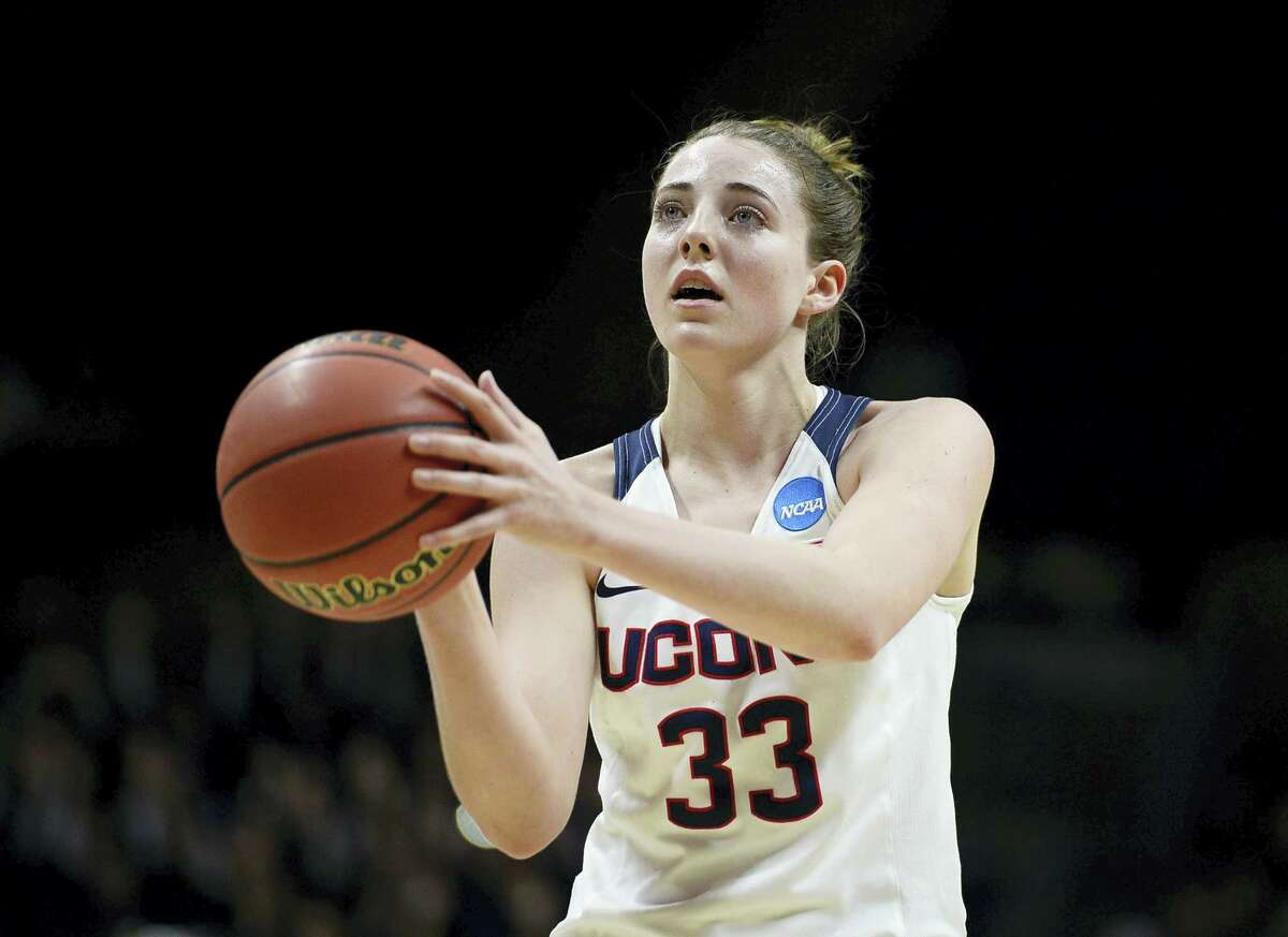 UConn freshman Katie Lou Samuelson scored 22 points in Saturday’s NCAA tournament win over Robert Morris.
