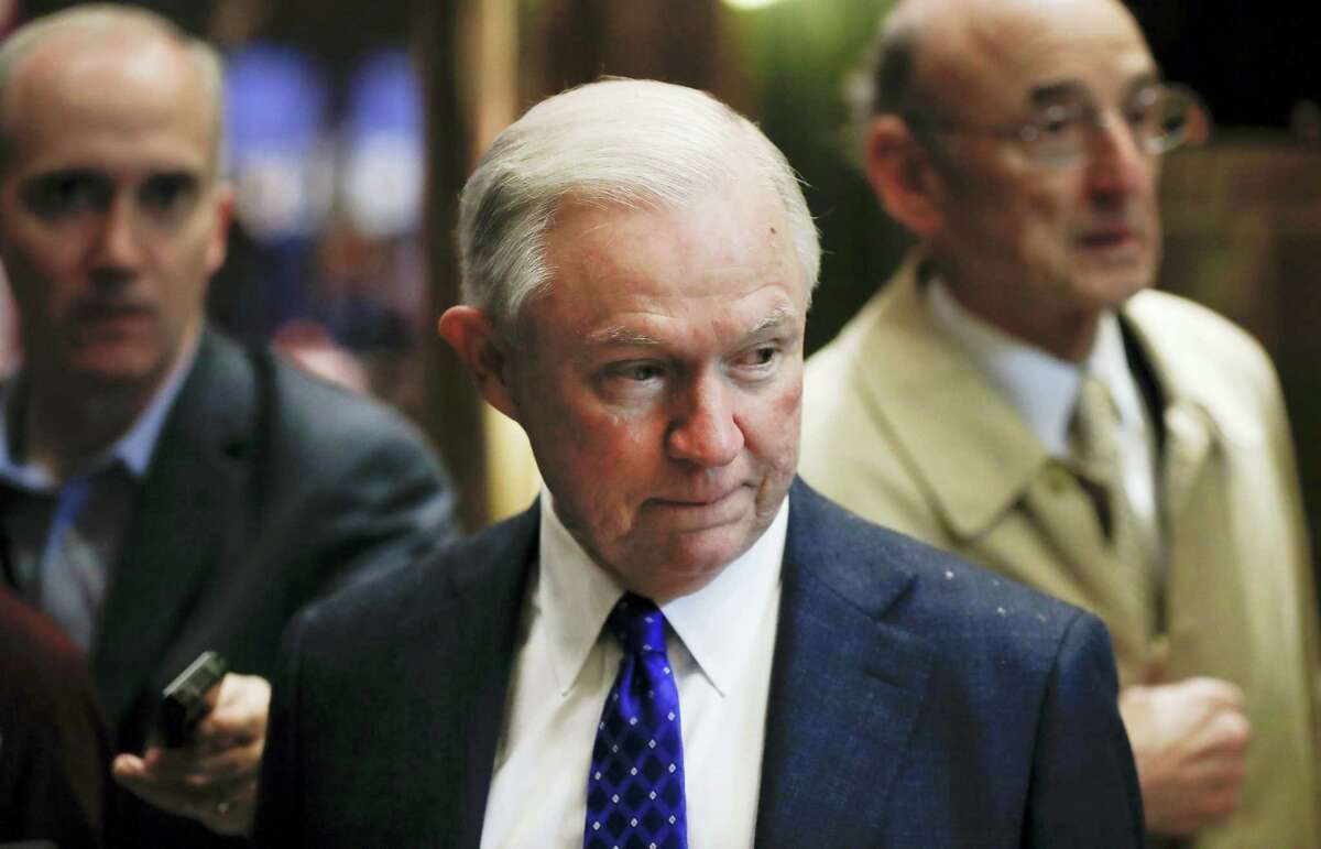 In this Nov. 15, 2016, file photo, Sen. Jeff Sessions, R-Ala., arrives at Trump Tower in New York. As one of President-elect Donald Trump’s closest and most consistent allies, Sessions is a likely pick for a top post in his administration. But the last time Sessions faced Senate confirmation, it didn’t go well.