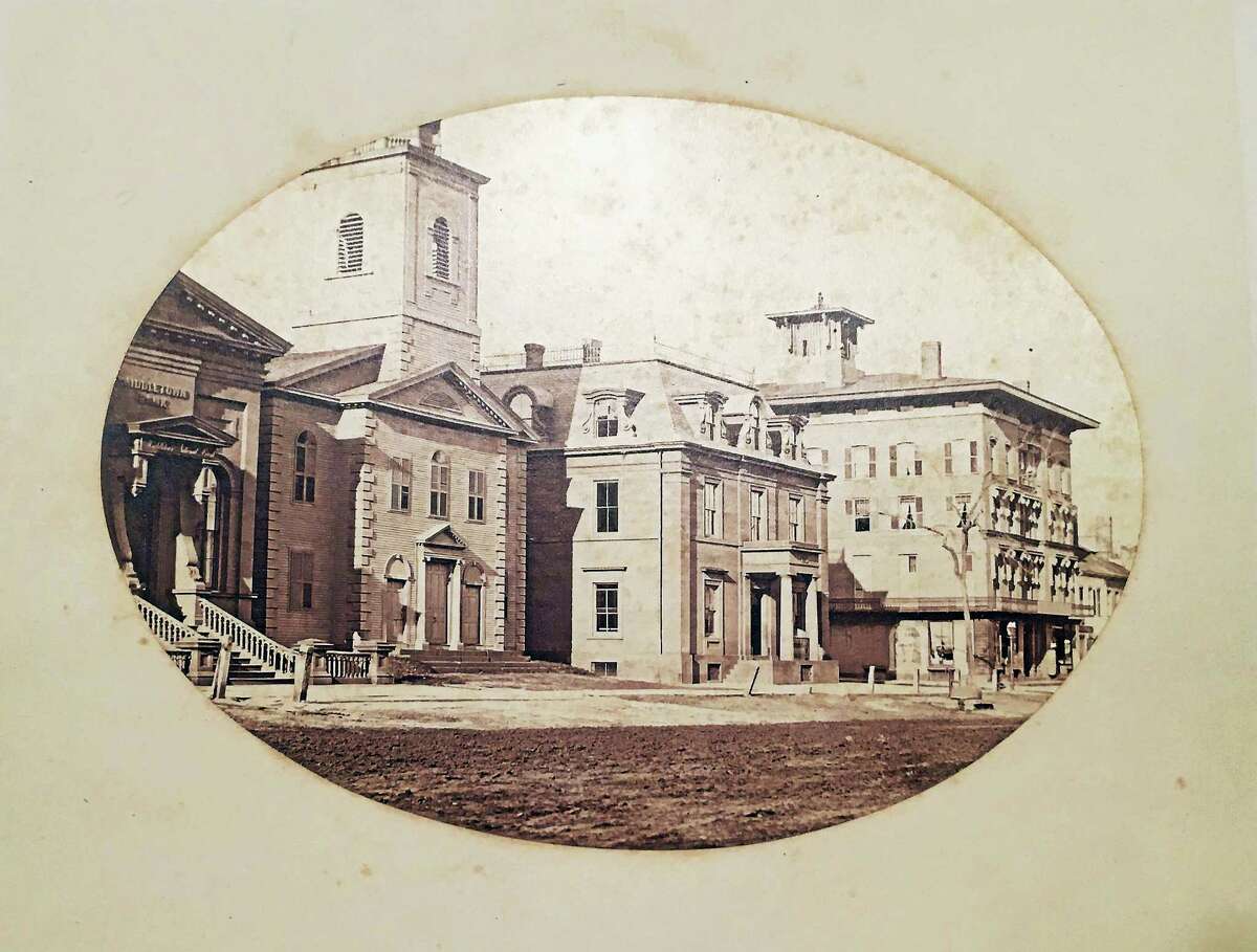 Downtown Middletown circa 1873