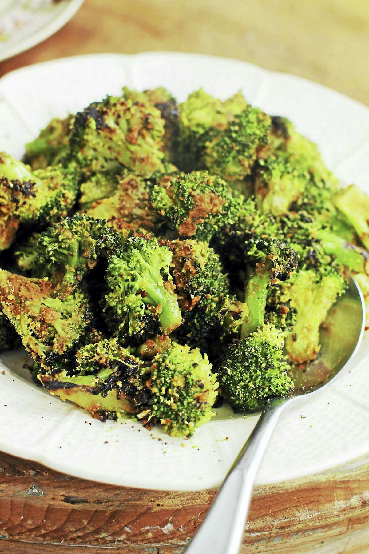 This recipe gives you both a new way to season and a speedy way to roast broccoli.