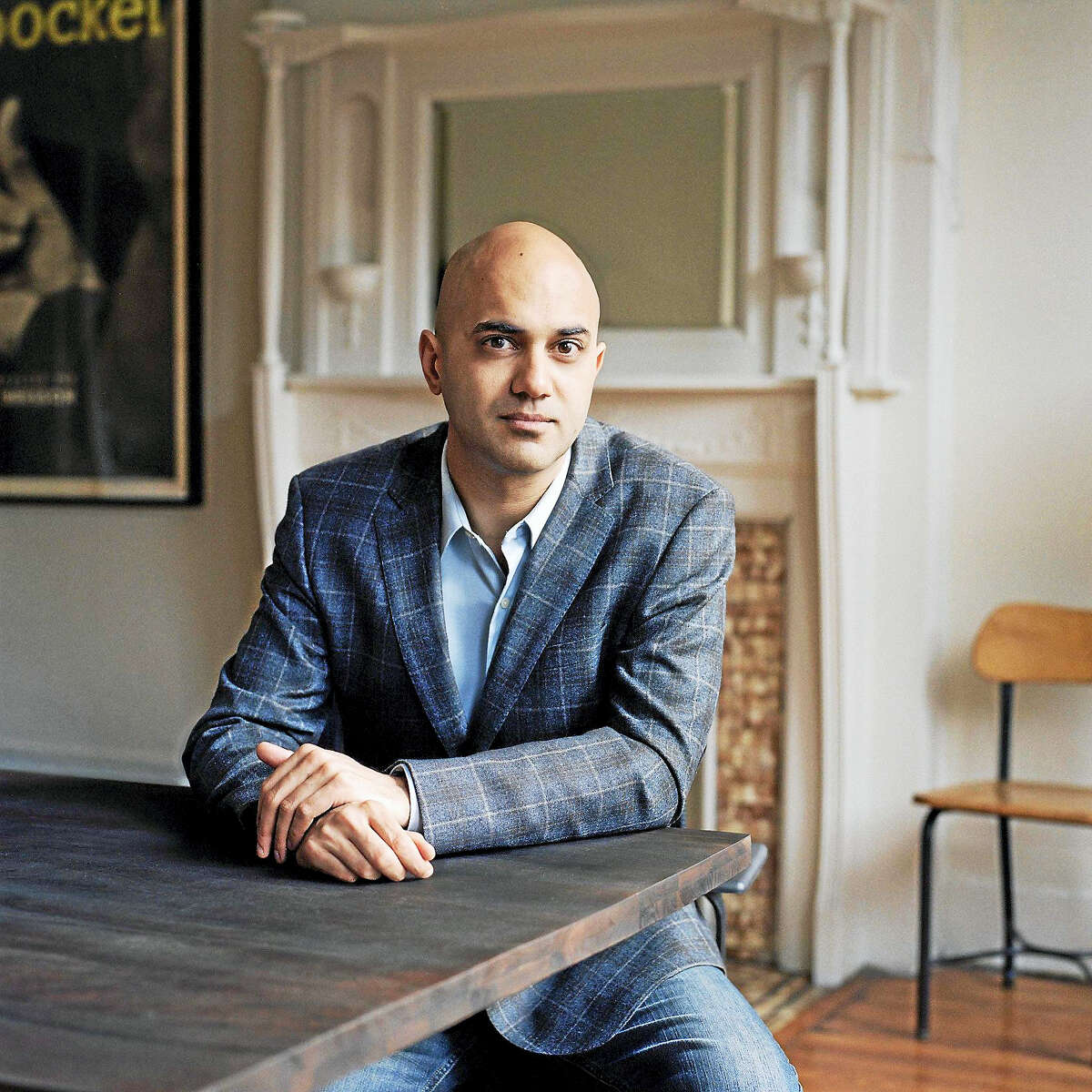 Ayad Akhtar, director of “The Invisible Hand.”