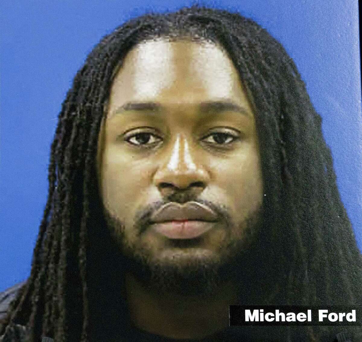 This image provided by the State of Maryland shows Michael Ford, one of the three suspects involved in the shooting of Prince George’s County police officer Jacai Colson. The gunman, Michael Ford, 22, was expected to survive, along with his brothers Malik, 21, and Elijah, 18. All three have been arrested and will face dozens of charges among them, according to police.