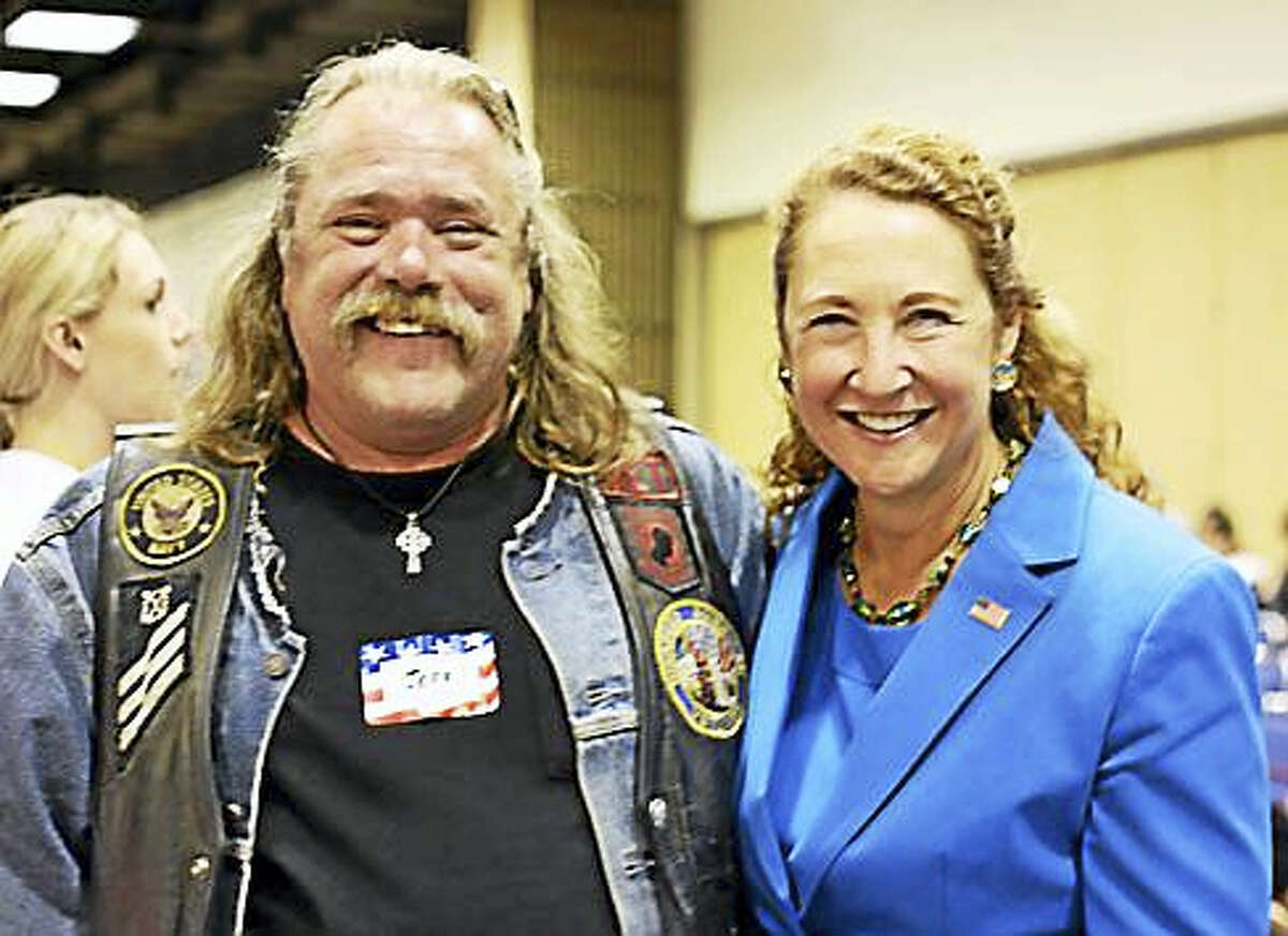 Jeff Lawton and U.S. Rep. Elizabeth Esty