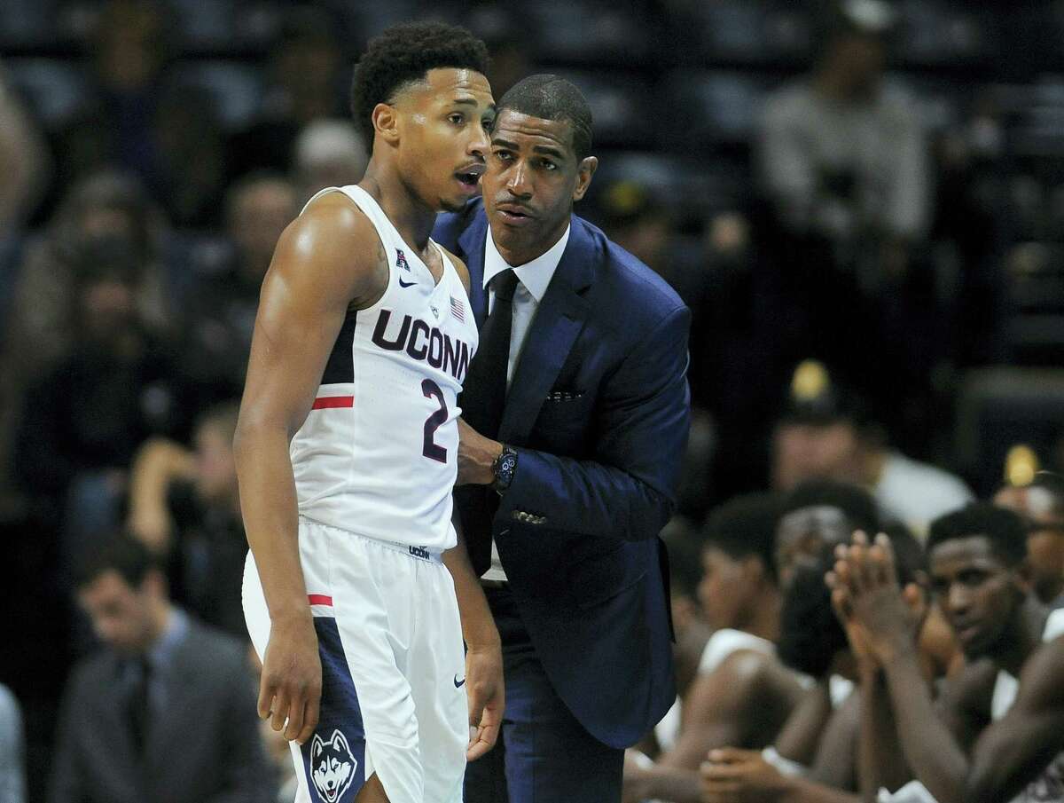 Connecticut’s Jalen Adams and head coach Kevin Ollie understand the schedule does not give them time to dwell on their stunning loss to Wagner.