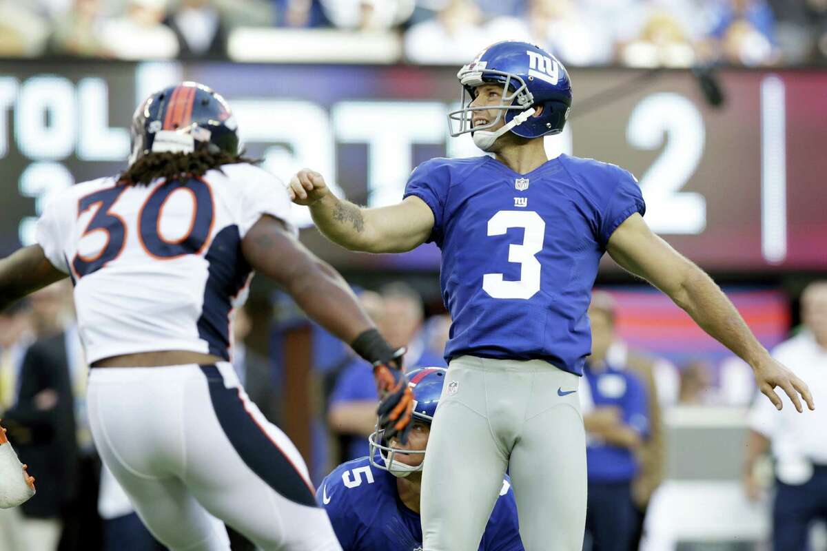 New York Giants kicker Josh Brown.