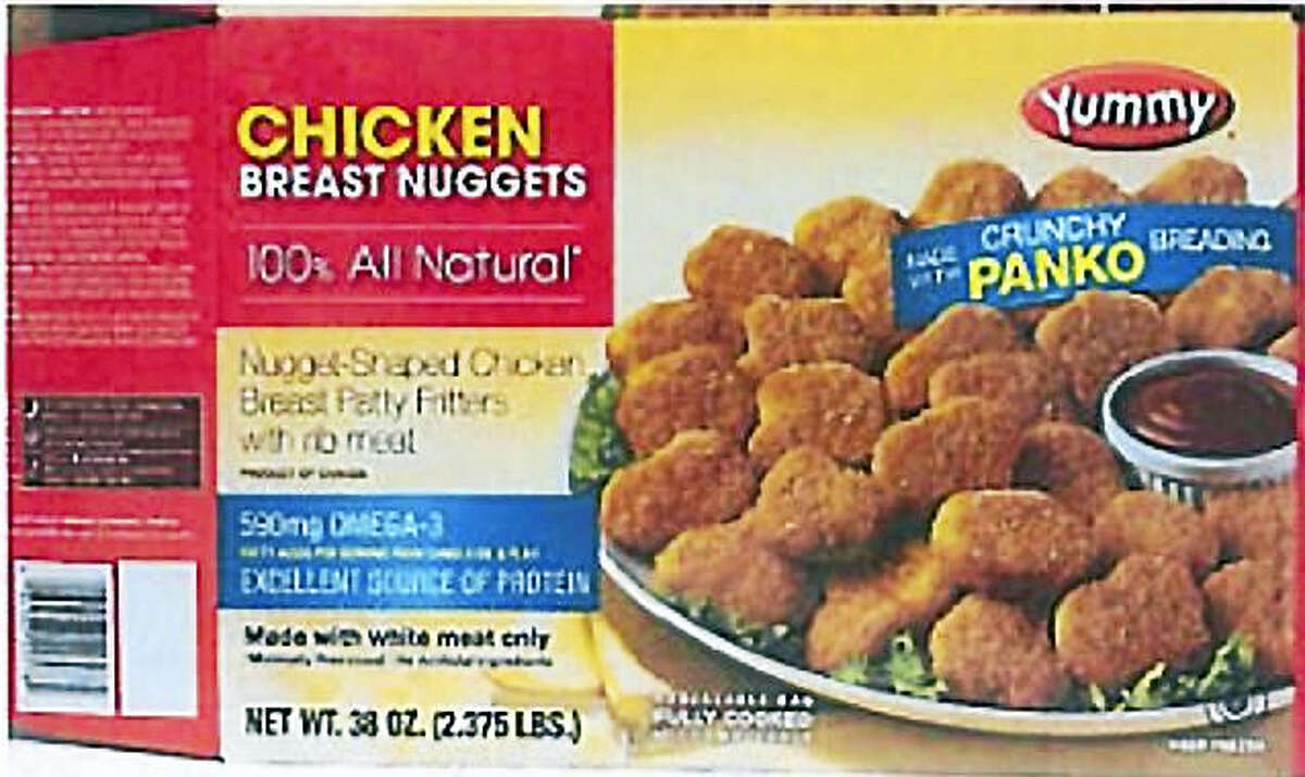 A public health alert has been issued for 38 oz. boxes of Yummy brand chicken nuggets. The nuggets, made by a Canadian company, might have pieces of metal in them.