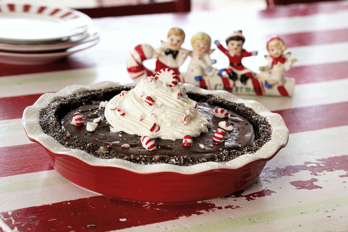 Linda’s Cheery Peppermint Cream Pie from “Sweetie-licious Pies: Eat Pie, Love Life” by Linda Hundt.