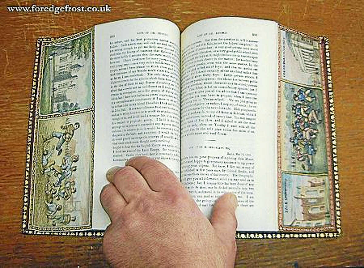 An example of fore-edge painting.