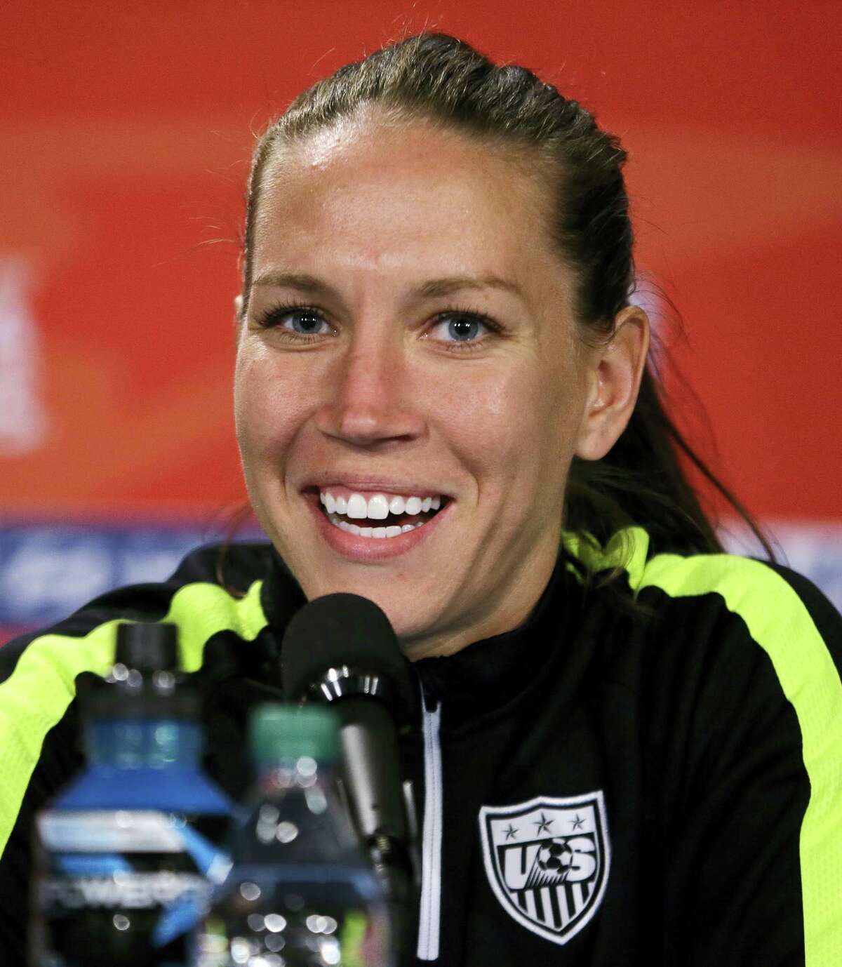 U.S. midfielder Lauren Holiday is seen here in this 2015 file photo