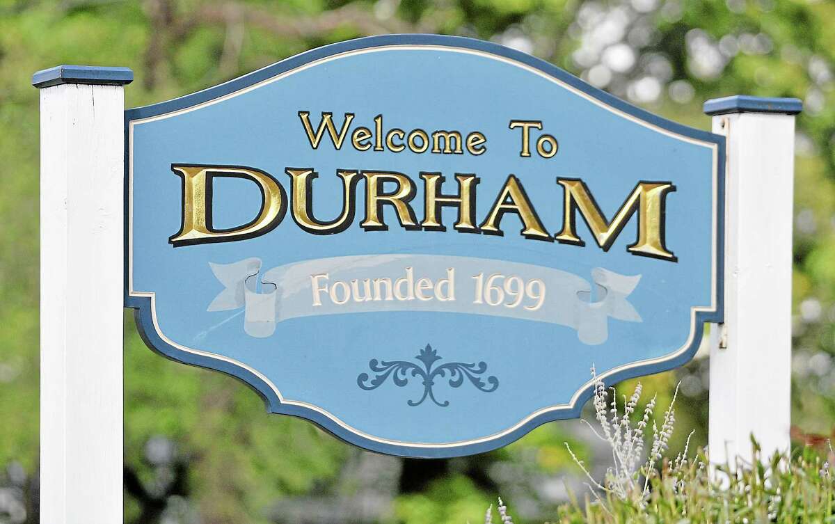 Durham sign. Catherine Avalone - The Middletown Press