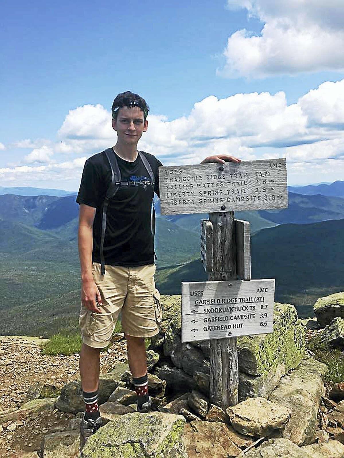 In June, Mark Adamiak hiked the Franconia Notch Ridge in New Hampshire with a group of friends. Outside of work, says Adamiak, a 2010 graduate of Middletown High School who grew up in the city, he spends a lot of time outdoors and being active.